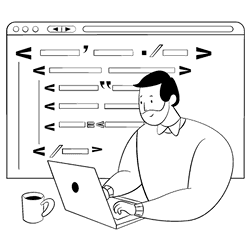 Website Design Illustration